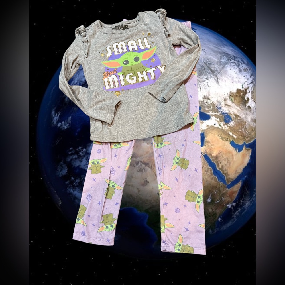 Baby Yoda Girls Pajama Set 5